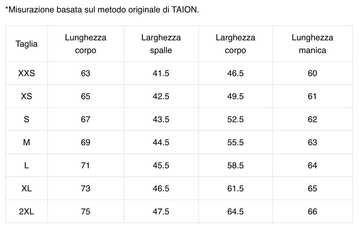 Size guide