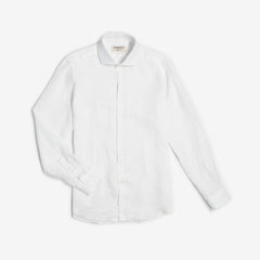 100% Linen Shirt - White