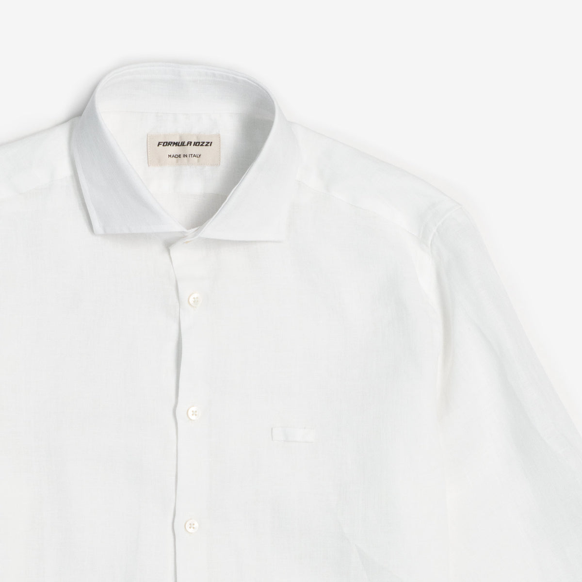 100% Linen Shirt - White