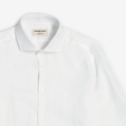 100% Linen Shirt - White