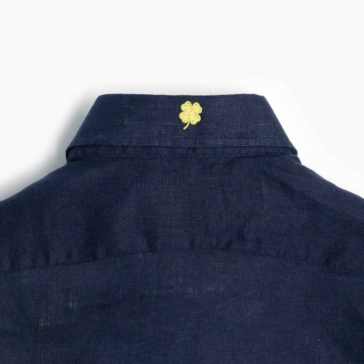 100% Linen Shirt - Dark Blue